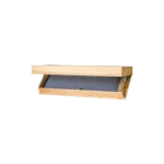 Wall shelf with secret compartment